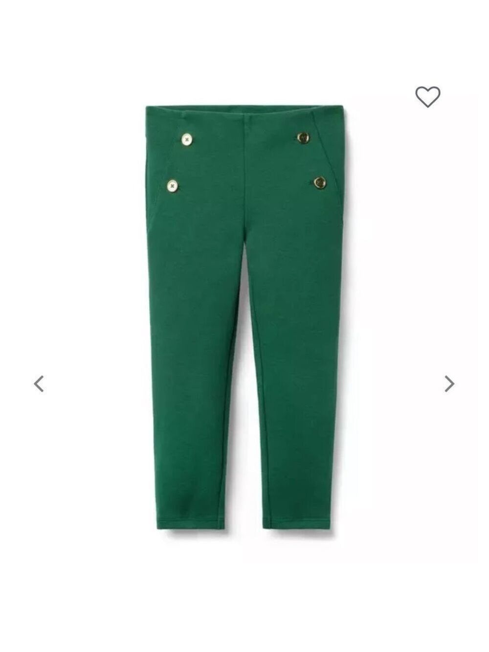 Janie and Jack Forest Green Kids Leggings